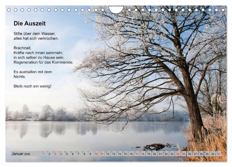 Produktbild: Im Rhythmus der Jahreszeiten und des Kirchenjahres (Wandkalender 2026 DIN A4 quer), CALVENDO Monatskalender