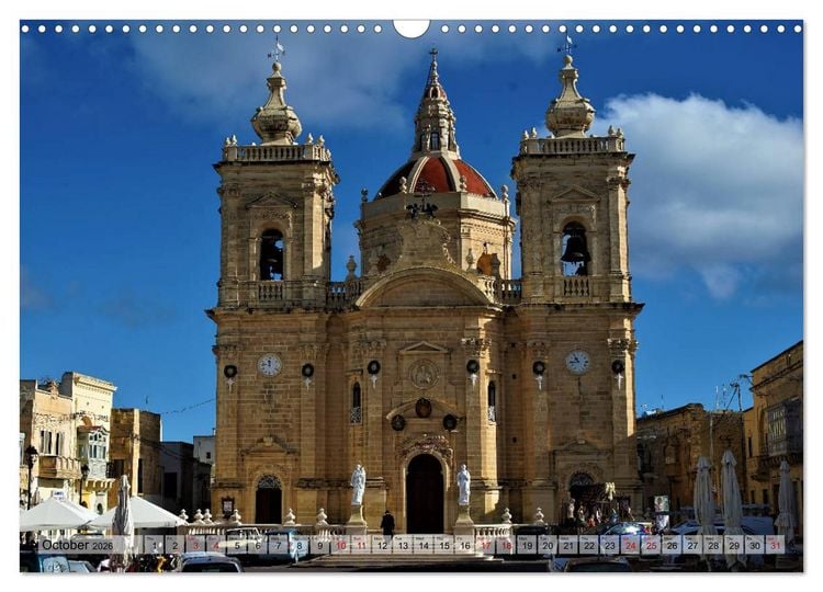 Produktbild: Gozo - Malta's little sister island (Wall Calendar 2026 DIN A3 landscape), CALVENDO 12 Month Wall Calendar