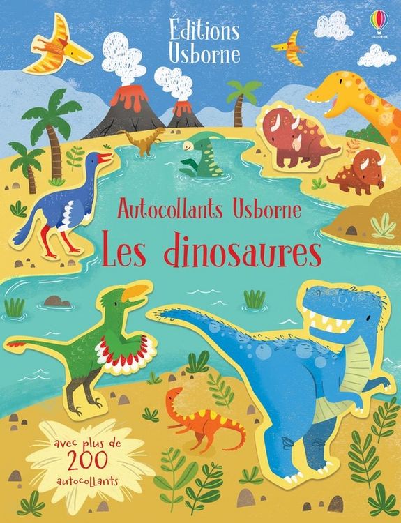 Produktbild: Les dinosaures : avec plus de 200 autocollants