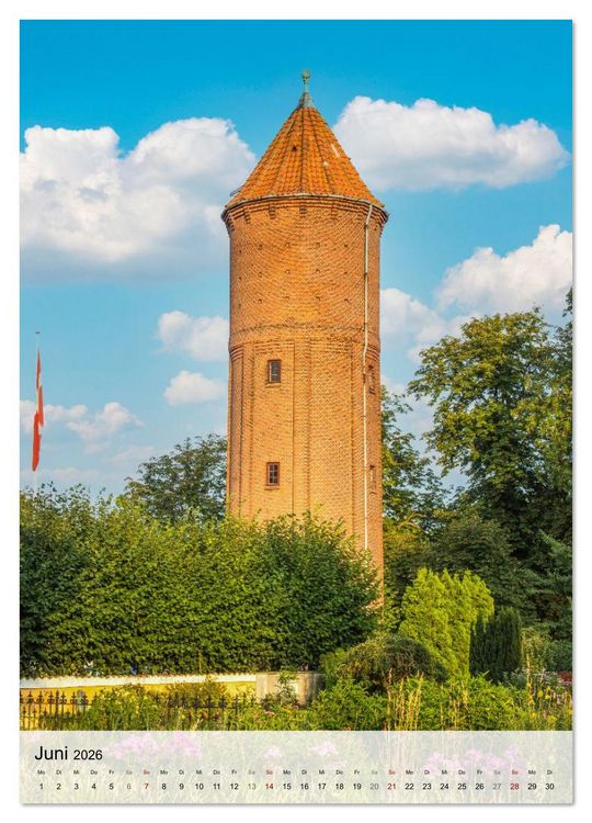 Produktbild: Historisches Seeland &ndash; D&auml;nemarks architektonische Sch&auml;tze (Wandkalender 2026 DIN A4 hoch), CALVENDO Monatskalender