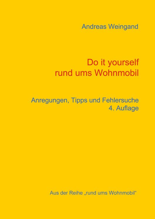 Produktbild: Do it yourself rund ums Wohnmobil