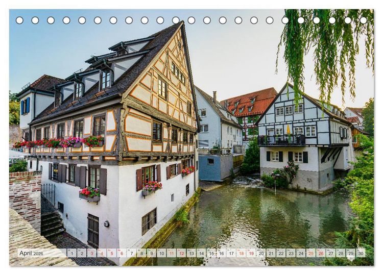 Produktbild: Ulm Impressionen (Tischkalender 2026 DIN A5 quer), CALVENDO Monatskalender
