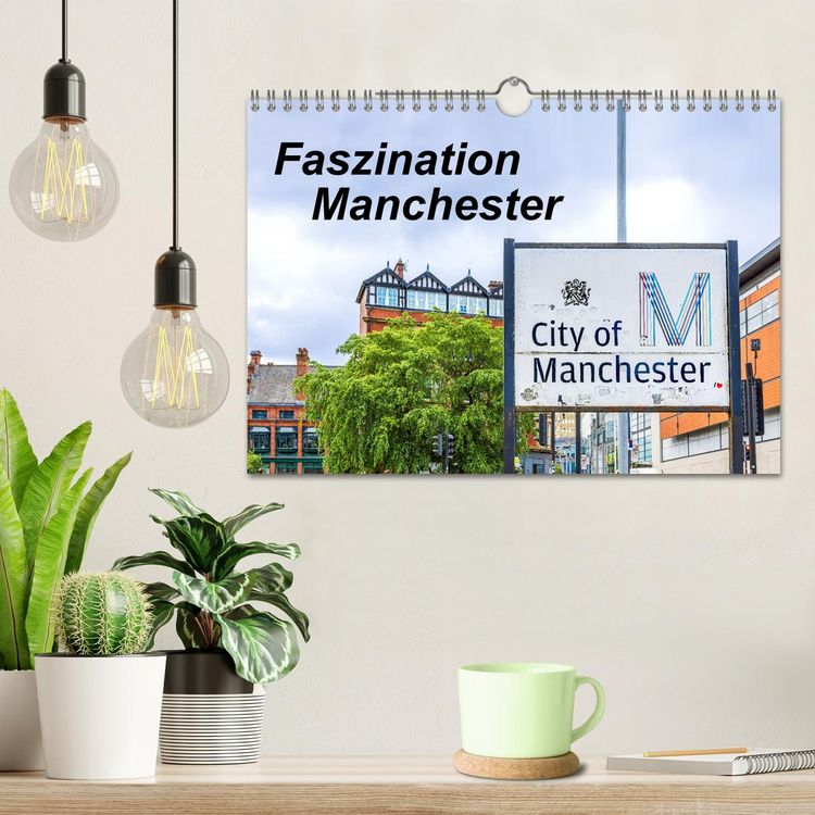 Produktbild: Faszination Manchester (Wandkalender 2026 DIN A4 quer), CALVENDO Monatskalender