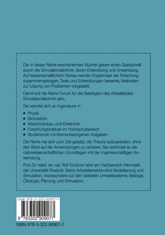Produktbild: Modellierung und Simulation im Umweltbereich