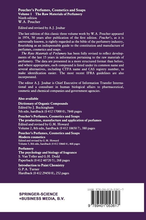 Produktbild: Poucher&rsquo;s Perfumes, Cosmetics and Soaps &mdash; Volume 1