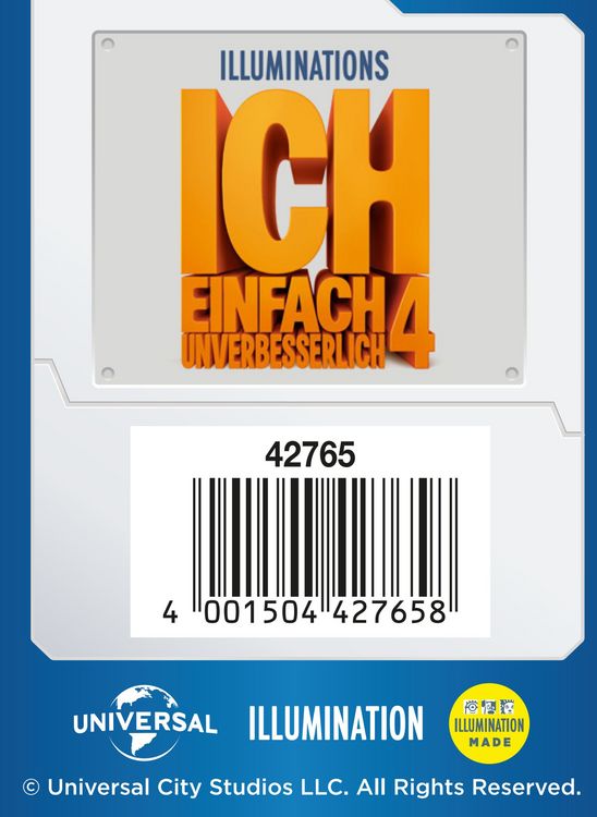 Produktbild: Minions, Pl&uuml;schfigur 2, 25 cm - Kinofilm "Ich - Einfach unverbesserlich 4"