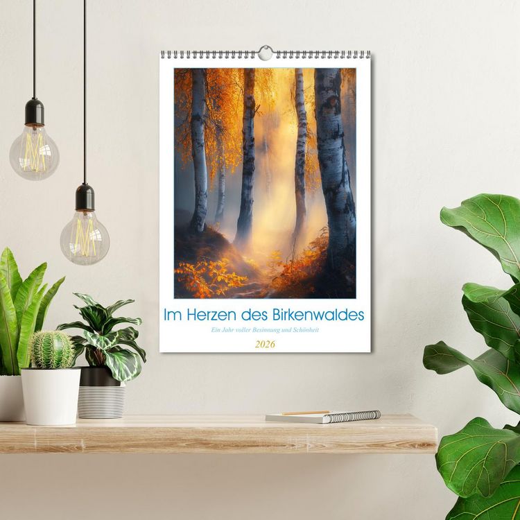 Produktbild: Im Herzen des Birkenwaldes (Wandkalender 2026 DIN A3 hoch), CALVENDO Monatskalender