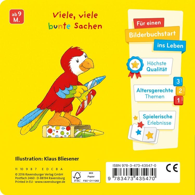 Produktbild: Mein erstes Gucklochbuch: Farben