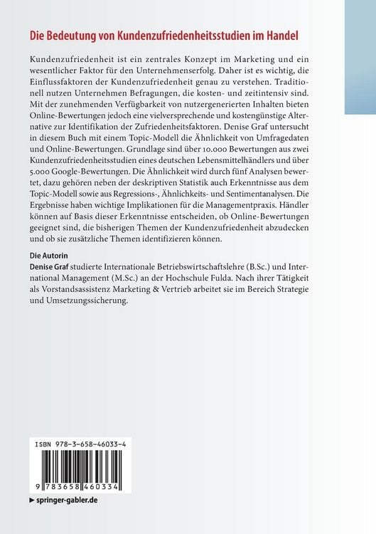 Produktbild: Die Bedeutung von Kundenzufriedenheitsstudien im Handel