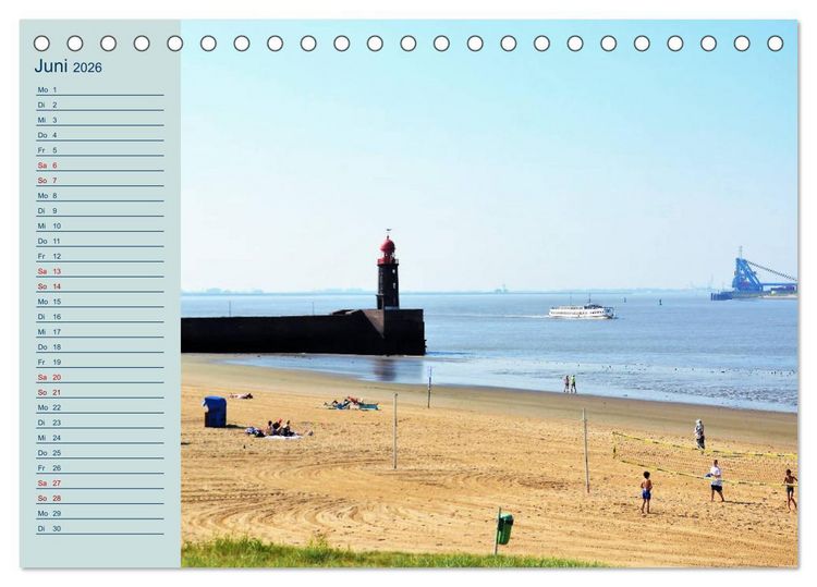 Produktbild: BREMERHAVEN - 2026 (Tischkalender 2026 DIN A5 quer), CALVENDO Monatskalender