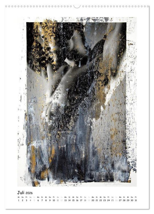 Produktbild: Overpainted ... M&auml;nner (Wandkalender 2026 DIN A2 hoch), CALVENDO Monatskalender
