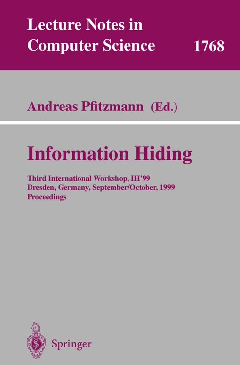 Produktbild: Information Hiding