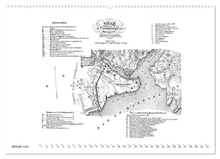 Produktbild: Istanbul - Hauptstadt des osmanischen Reiches seit 1453 (hochwertiger Premium Wandkalender 2026 DIN A2 quer), Kunstdruck in Hochglanz