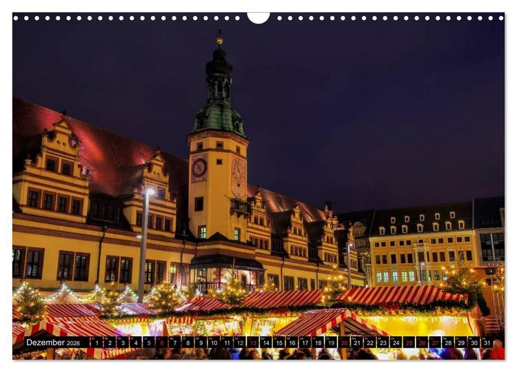 Produktbild: Reise durch Leipzig (Wandkalender 2026 DIN A3 quer), CALVENDO Monatskalender