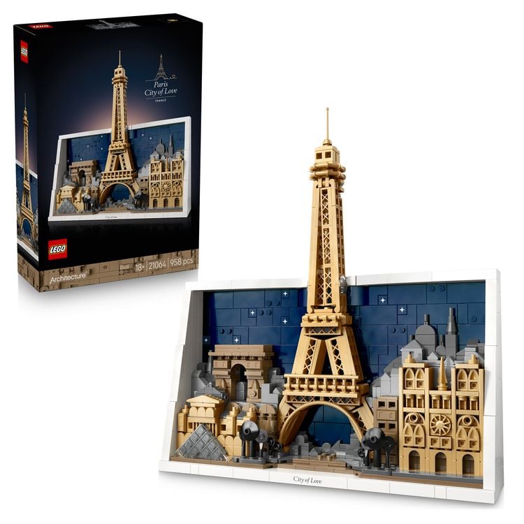 Produktbild: LEGO Architecture 21064 Paris &ndash; Stadt der Liebe, Wanddeko f&uuml;r Erwachsene