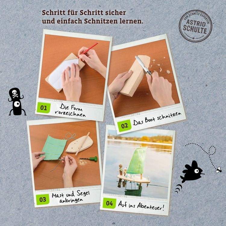 Produktbild: Schnitzen Komplett-Set