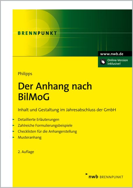 Produktbild: Der Anhang nach BilMoG