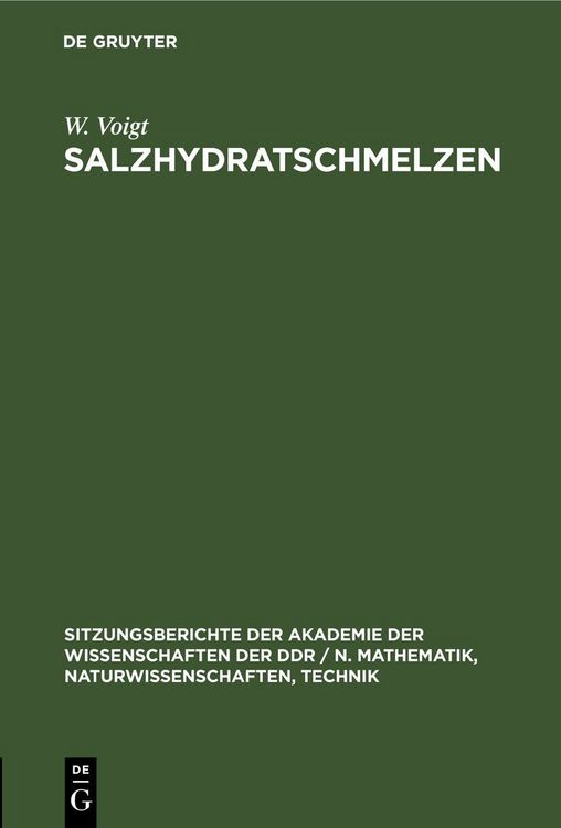 Produktbild: Salzhydratschmelzen