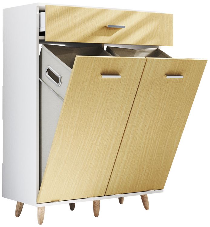 Produktbild: W&auml;scheschrank W&auml;schetruhe W&auml;schebox Landos M