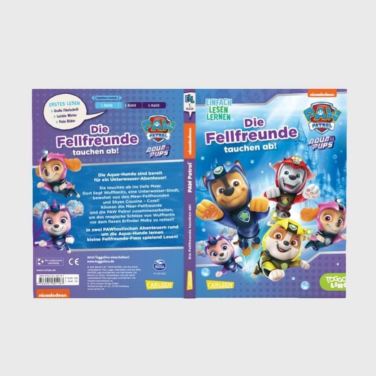 Produktbild: PAW Patrol Erstlesebuch: Aqua Pups: Die Fellfreunde tauchen ab!