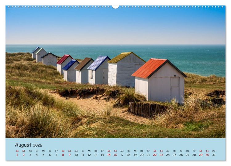 Produktbild: Unterwegs in der Normandie (Wandkalender 2026 DIN A2 quer), CALVENDO Monatskalender