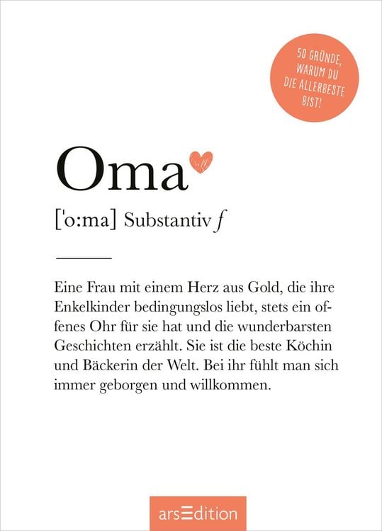 Produktbild: Oma (Substantiv, f)