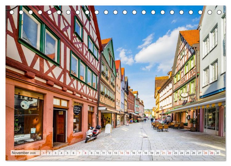 Produktbild: Tauberbischofsheim Impressionen (Tischkalender 2026 DIN A5 quer), CALVENDO Monatskalender