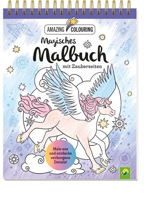 Produktbild: Magisches Malbuch mit Zauberseiten