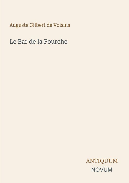 Produktbild: Le Bar de la Fourche