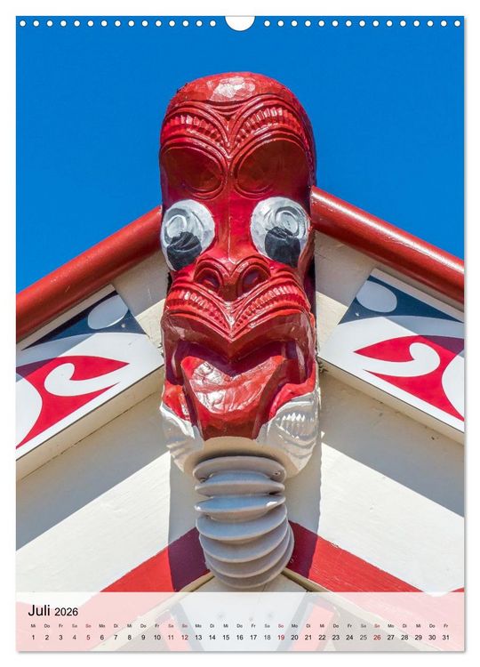 Produktbild: Neuseeland und die Cook Islands - Inseltr&auml;ume und Bergwelten (Wandkalender 2026 DIN A3 hoch), CALVENDO Monatskalender