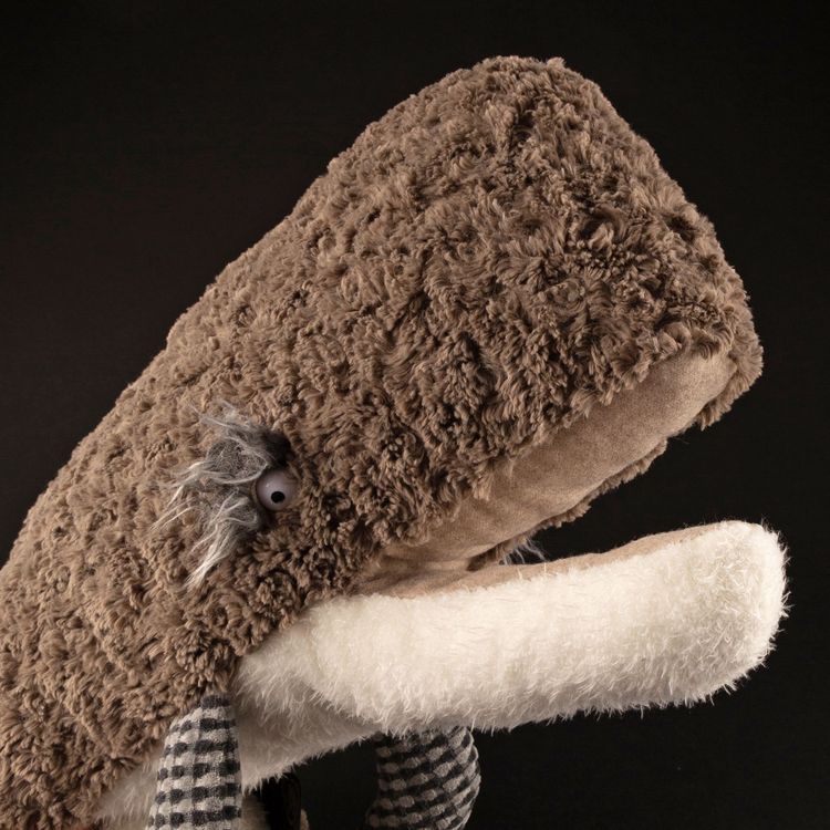 Produktbild: Sigikid 31001 - Kuscheltier Wal The Big Pot, Beasts Town, 65 cm