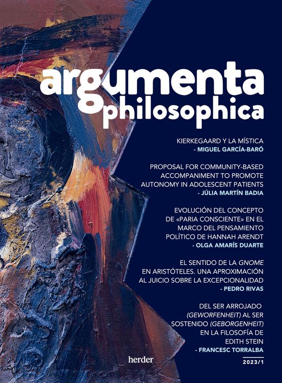 Produktbild: Argumenta philosophica 1/2023