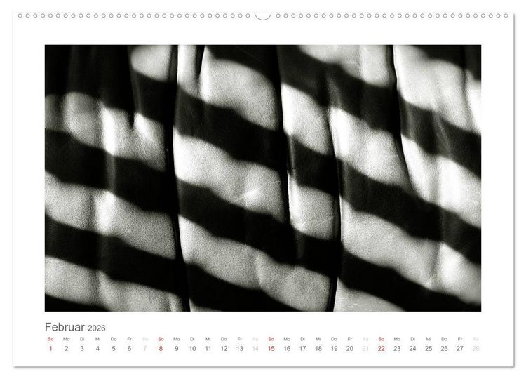 Produktbild: einfach schwarz-wei&szlig; (Wandkalender 2026 DIN A2 quer), CALVENDO Monatskalender