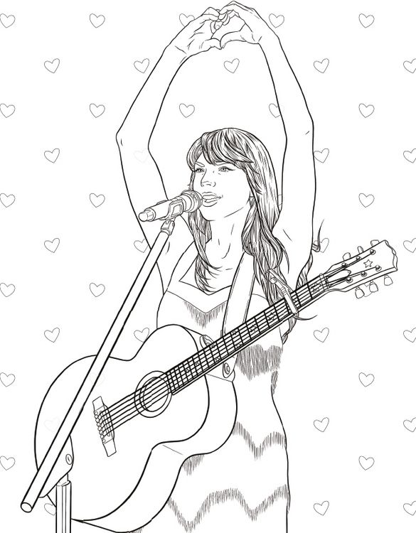 Produktbild: Das inoffizielle Taylor Swift Ausmal- und Kreativbuch: Tour-Edition