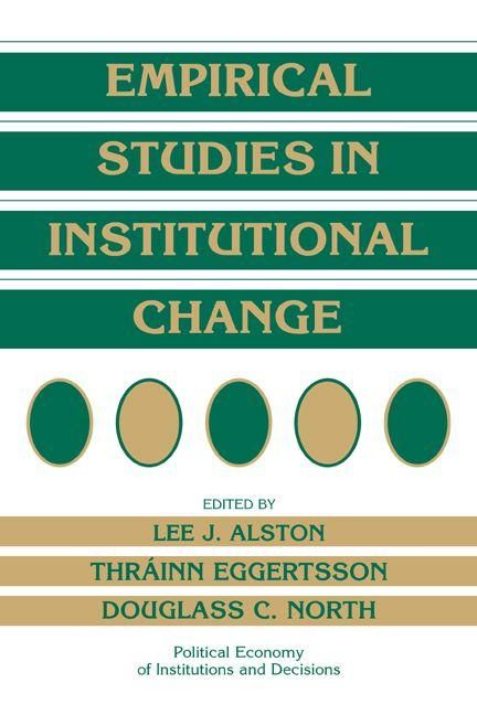Produktbild: Empirical Studies in Institutional Change