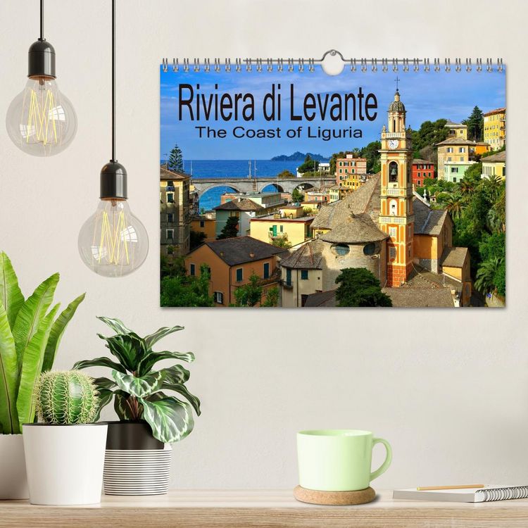 Produktbild: Riviera di Levante The Coast of Liguria (Wall Calendar 2026 DIN A4 landscape), CALVENDO 12 Month Wall Calendar