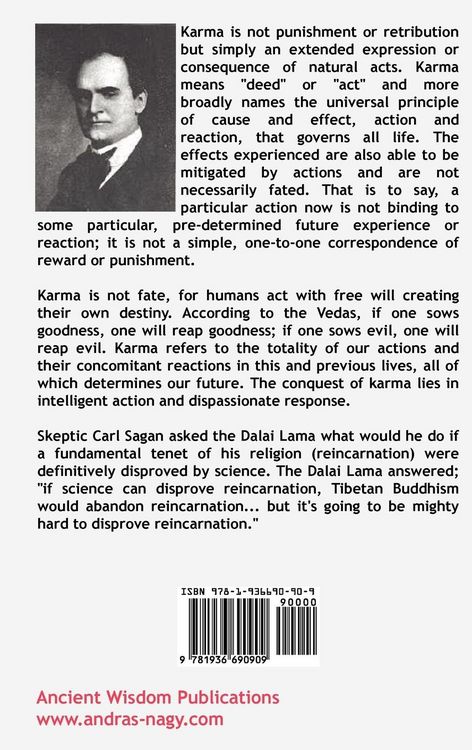 Produktbild: Reincarnation and The Law Of Karma