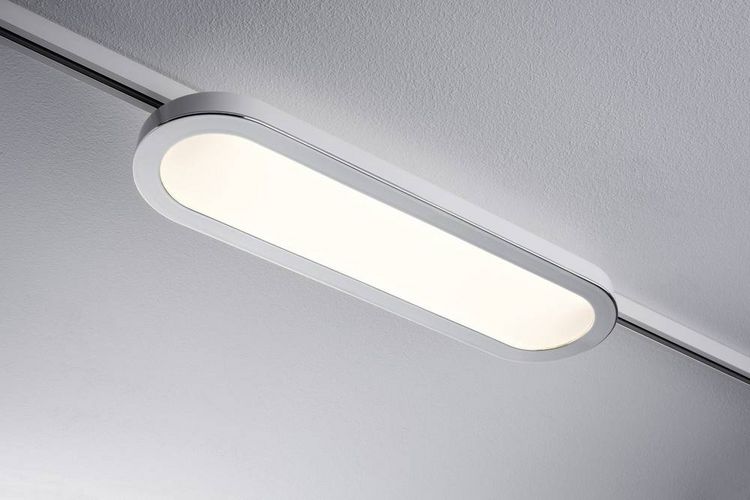 Produktbild: Paulmann Panel Loop Hochvolt-Schienensystem-Leuchte URail LED fest eingebaut 7 W LED Wei&szlig;, Chrom