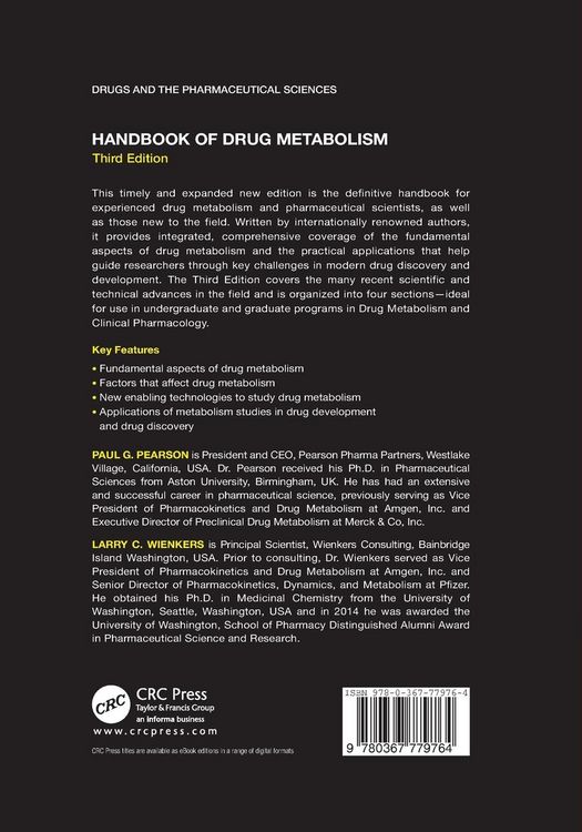 Produktbild: Handbook of Drug Metabolism, Third Edition