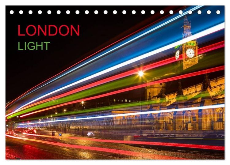 Produktbild: London Light (Tischkalender 2026 DIN A5 quer), CALVENDO Monatskalender