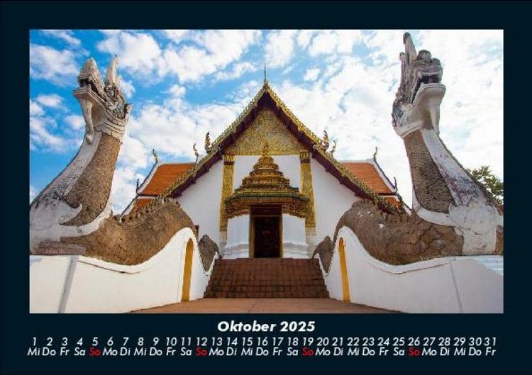 Produktbild: Tempel unserer Erde 2025 Fotokalender DIN A5