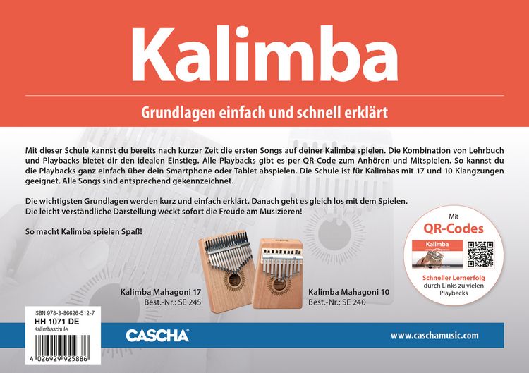 Produktbild: Kalimba - Schnell und einfach lernen
