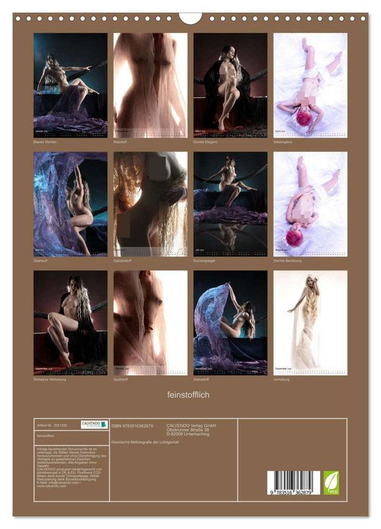 Produktbild: feinstofflich (Wandkalender 2026 DIN A3 hoch), CALVENDO Monatskalender