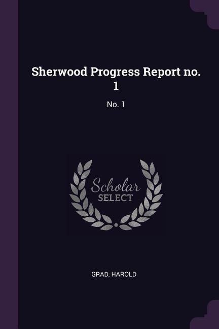 Produktbild: Sherwood Progress Report no. 1