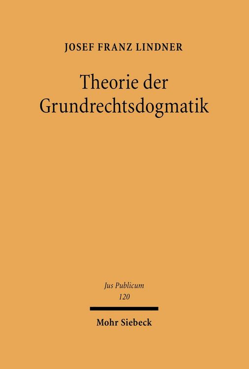 Produktbild: Theorie der Grundrechtsdogmatik