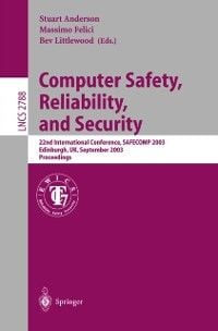 Produktbild: Computer Safety, Reliability, and Security