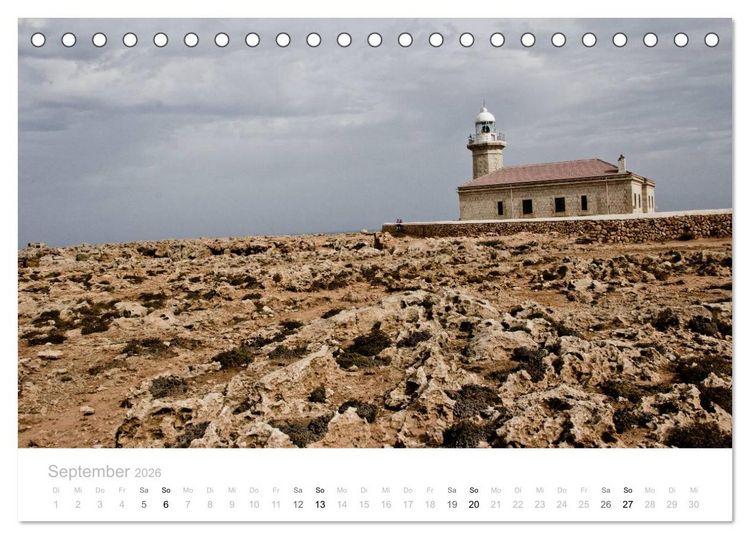 Produktbild: MENORCA 2 - Landschaftsfotografien von Niko Korte (Tischkalender 2026 DIN A5 quer), CALVENDO Monatskalender