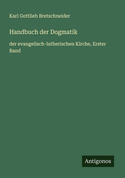 Produktbild: Handbuch der Dogmatik