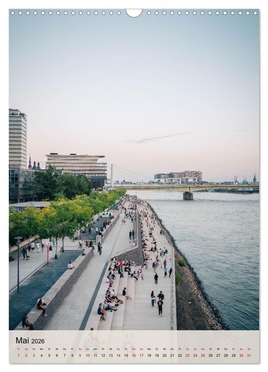 Produktbild: K&ouml;ln &ndash; Urbane Fotografien (Wandkalender 2026 DIN A3 hoch), CALVENDO Monatskalender