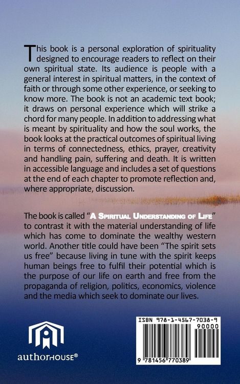 Produktbild: A Spiritual Understanding of Life